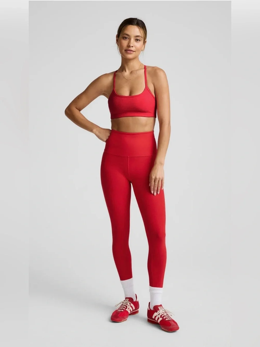 Beyond Yoga Spacedye Matching Set~Midi High Waisted+Cropped Tank🍒